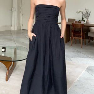 Abercrombie Emerson Ruched Strapless dress